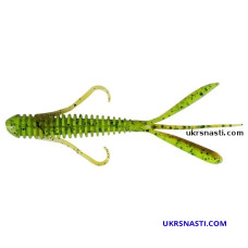 Силикон съедобный Keitech Hog Impact 3,5 (упаковка 10 шт) 401 Green Pumpkin/Chartreuse